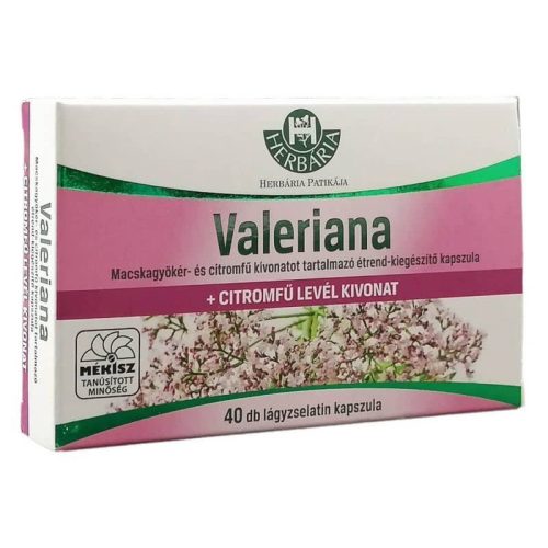 Herbária Valeriana kapszula - 40 db (kifutó)