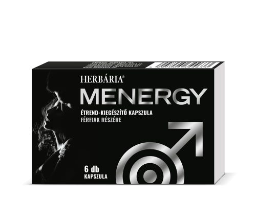 Herbária Menergy étrend-kiegészítő kapszula férfiaknak - 6 db (kifutó)