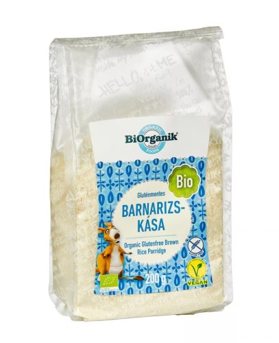 Biorganik Bio gluténmentes barnarizs-kása - 200 g