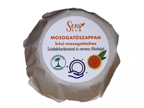 SensEco mosogatószappan - szilárd mosogatószer tömb, 85 g