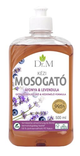 Dr.M Kézi mosogatószer mosódióval - áfonya és levendula - 500 ml