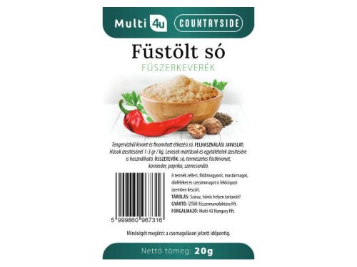 Multi 4U Countryside Füstölt só fűszerkeverék - 20 g