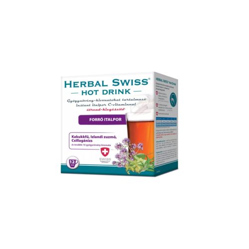 Herbal Swiss Hot drink forró italpor - 12 db