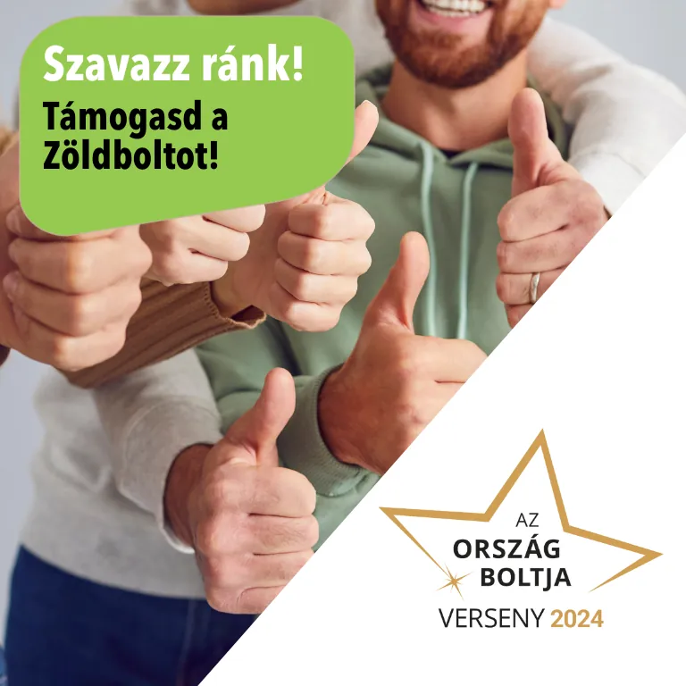 Szavazz a Zöldboltra az Ország Boltja 2024 versenyben! 